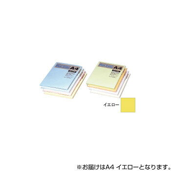 オストリッチダイヤ ニューファインカラーPPC用紙 A4 イエロー 500枚入 FYE5-A4 【沖縄配送不可】