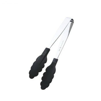 田辺金具 抗菌耐熱カラートング(ミニ)ブラック 180mm
