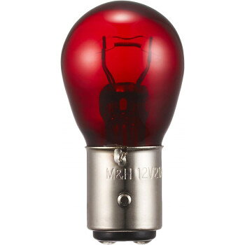 M&Hマツシマ 白熱電球(1個入) 12v21/5w S25 BAY15D レッド 1P3407 RE 【北海道・沖...