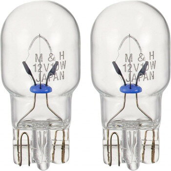 M&Hマツシマ 白熱電球(2個入) 12v10w T13WB 中 AWB18A