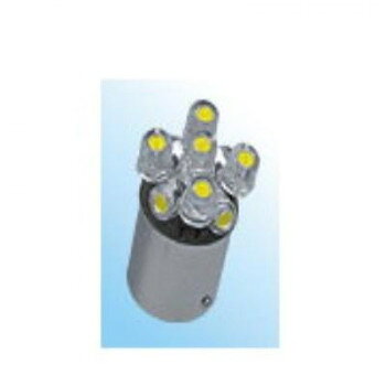 M&Hマツシマ (1個)12v BA15S ホワイト 9LED ワイドビーム L809S WH 【北海道・沖縄...