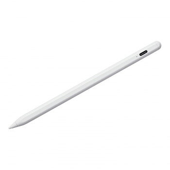 サンワサプライ ハイブリッド充電式極細タッチペン ホワイト PDA-PEN58W