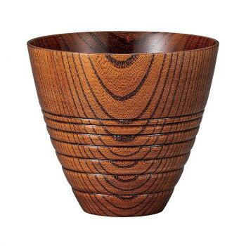オシャレな焼酎グラスです。サイズ：φ95×83mm、個装サイズ：10.5×10.5×9cm重量：個装重量：130g素材・材質：天然木、漆生産国：日本