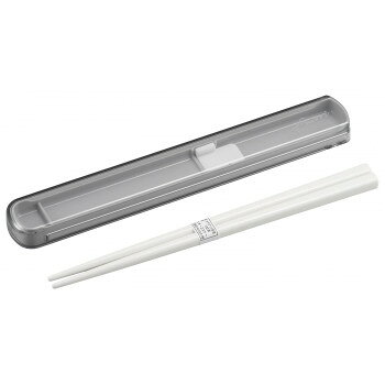 オーエスケー DISH UP LUNCH 引フタ箸箱セット(19.5cm) グレー HS-16