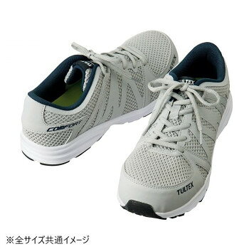 長時間の作業でも足の負担を感じにくく、効率的に作業をこなすことができます。通気性も抜群で、凹凸のあるジャガード風のメッシュ素材を使用しています。※樹脂先芯入りです。サイズ：23.0cm、個装サイズ：31.2×20.8×11.2cm重量：個装重量：600g素材・材質：素材/合成皮革+ナイロンメッシュ生産国：中国