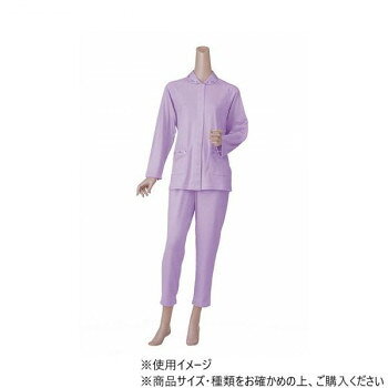 神戸生絲 婦人楽らくパジャマ上下セット(通年用)M No.92 パープル 【沖縄配送不可】