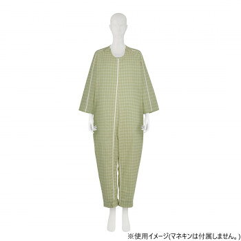 ご本人では開けにくいアイデアホックを使用した介護用つなぎねまきです。アイデアホックが表から見えないデザインを採用しています。腕に袖を通しにくい方に最適です。おむつ交換がしやすいように股ファスナーを配置しています。アイデアホックを足元にまとめることで、ホックに触れにくくしました。サイズ：個装サイズ：36.2×27.3×5cm重量：個装重量：660g素材・材質：ポリエステル:68%綿:32%仕様：LLサイズ身長:170〜180cm胸囲:104〜112cmヒップ:97〜105cm生産国：フィリピン