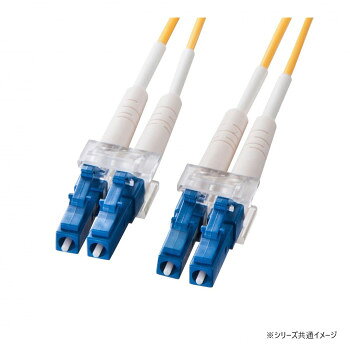 サンワサプライ メガネ型光ファイバケーブル(シングル8.6μm、LC×2-LC×2) 2m HKB-LCLC1-02N