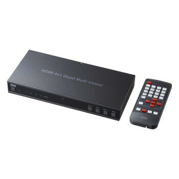 サンワサプライ 4入力1出力HDMI画面分割切替器 4K/60Hz対応 SW-PHD41MTV 【沖縄配送不可】