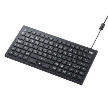 サンワサプライ マグネット内蔵防水防塵キーボード SKB-BS8BK 【沖縄配送不可】