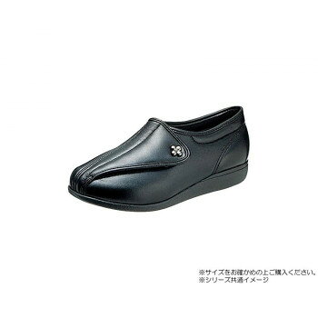 アサヒシューズ 快歩主義 L011 21.5cm ブラックスムース KS21041-BA 【沖縄配送不可】