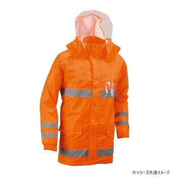 ＜＜ご注意下さい＞＞こちらの商品はメーカーよりお客様へ直接お届けの品になります。 当店での在庫はしておりません。在庫の有無はメーカー在庫のみになりますので、急な欠品や急に廃盤になる可能性がございます。こちらの商品の配送について○北海道・沖縄・離島につきましては、配送不可となりますので予めご了承お願いします。こちらの商品の包装(ラッピング)について○上記の理由(メーカーより直送)により包装はできませんので予めご了承お願いします。こちらの商品の不具合について○お届けしましたこちらの商品に不具合があった場合、商品到着日より1週間以内に当店にご連絡ください。メーカーが直接対応させて頂きます。○お客様がご自身で修理された場合、費用の負担は致しかねますので予めご了承下さい。視界を遮らないフードや反射材使いなど、悪天候下での作業の安全を守ります。アイデアが満載のレインウェアです。サイズ：身長(上着):170-175cm、胸囲(上着):96-104cm、胴囲(上着):86-96cm、個装サイズ：30.2×23.8×5.2cm重量：個装重量：920g素材・材質：表面:ポリエステル仕様：裏面:PUコーティング耐水圧:10000mm透湿度:2000g付属品：収納袋生産国：ミャンマー