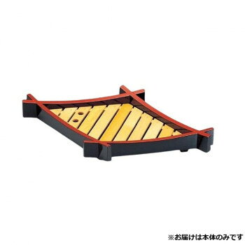 570松葉盛器 黒天朱(本体) 51170220 【沖縄配送不可】