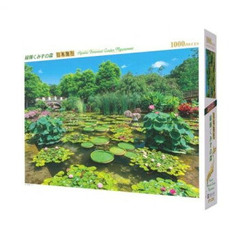 草津市立水生植物公園みずの森は、琵琶湖のほとり、草津市・烏丸半島に位置する「植物と人、水と人のふれあい」をテーマにした水生植物公園。「花」と「水面に映る影」が美しい「花影の池」は必見です。※画面表示のため、実物の色と多少異なることをご了承下さい。サイズ：完成時:75×50cm、個装サイズ：29.1×22×5.2cm重量：個装重量：780g仕様：ピース数:1000ピースギミック:高精細印刷写真:角田展章/アフロ生産国：日本