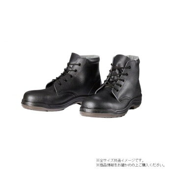 軽量でクッション性に優れた発泡ポリウレタン底を採用しました。接地面積の広い底意匠でグリップ性も抜群です。快適な履き心地で、快適な職場環境を作ります。※素材の特性から熱場および切粉などのある職場での使用は避けてください。サイズ：27.5cm、個装サイズ：31×21.5×12cm重量：個装重量：950g素材・材質：先芯:ワイド樹脂製甲被:牛クロム革靴底:発泡ポリウレタン(2層底)仕様：ウィズ:EEE製法:I式生産国：中国