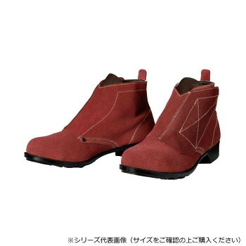 ドンケル 溶接作業用安全靴 鋼製先芯ゴム底 中編上靴 マジック 赤 28cm T-3 【沖縄配送不可】