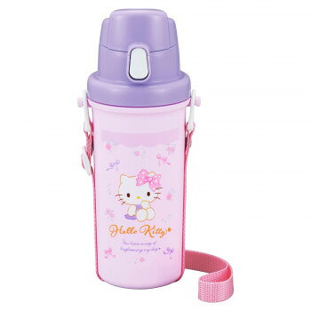 オーエスケー KTR No.2 ハローキティ リボン 直飲み水筒 600ml SC-600B