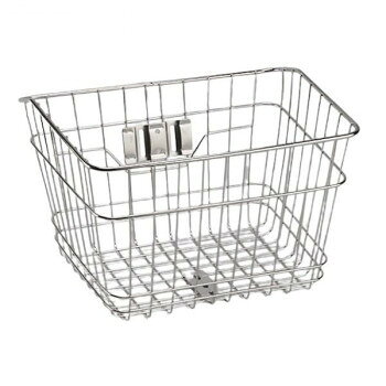 ＜＜ご注意下さい＞＞こちらの商品はメーカーよりお客様へ直接お届けの品になります。 当店での在庫はしておりません。在庫の有無はメーカー在庫のみになりますので、急な欠品や急に廃盤になる可能性がございます。こちらの商品の配送について○北海道・沖縄・離島につきましては、配送不可となりますので予めご了承お願いします。こちらの商品の包装(ラッピング)について○上記の理由(メーカーより直送)により包装はできませんので予めご了承お願いします。こちらの商品の不具合について○お届けしましたこちらの商品に不具合があった場合、商品到着日より1週間以内に当店にご連絡ください。メーカーが直接対応させて頂きます。○お客様がご自身で修理された場合、費用の負担は致しかねますので予めご了承下さい。ステンレス製で、上部ラインの太さを6mmにしたデザインは、頑丈な印象と上質な存在感を与えます。カゴが錆びてしまってお悩みの方へ、こんなカゴ作りました。サビに強く長持ち優れものです。キラリと光って高級感があります。都会派のアナタにおススメです。サイズ：個装サイズ：43×33×25cm重量：個装重量：860g素材・材質：ステンレス付属品：取付ネジ生産国：中国