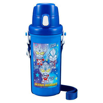 オーエスケー UHS No.2 ULTRAHEROES 直飲み水筒 600ml SC-600B