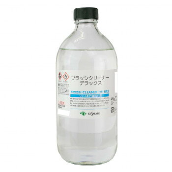 洗浄力抜群の筆洗油。筆を長持ちさせるリンス効果があり、石鹸での仕上げ洗いも不要です。サイズ：個装サイズ：20×10×10cm重量：個装重量：660g素材・材質：ミネラルスピリット仕様：内容量:500ml 第4類第2石油類・危険等級III生産国：日本
