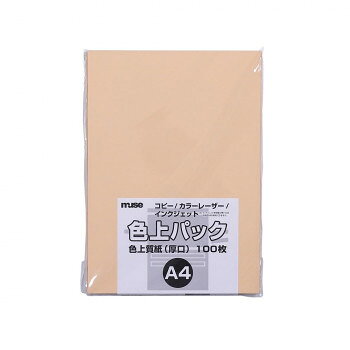 文具、OAメーカーの商品に比べ厚口を使用しているため、紙にこしがあり、両面プリントも裏写りが少なく、高級感があります。サイズ：約300×213×12mm、個装サイズ：31×22×2cm重量：約580g、個装重量：570g素材・材質：紙類仕様：用途:レーザー/コピー機、クラフトセット内容：100枚入/1パック生産国：日本