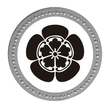 ホクシン交易 家紋メタルマーカー 木瓜(織田信長)シルバー KAM-SV-001