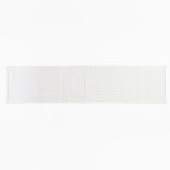 志成販売 七宝つなぎ刺繍のテーブルランナー ホワイト 305044WH 【沖縄配送不可】
