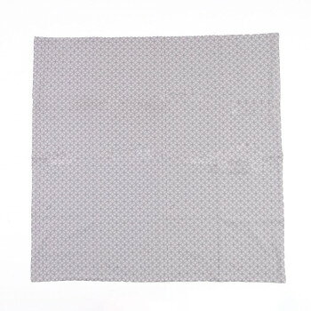 志成販売 七宝つなぎ刺繍のテーブルクロス グレー 305047GY 【沖縄配送不可】