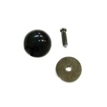 INAZUMA イナズマ ネジ付プラ玉 1ヶ入 26 黒 AK-70-25