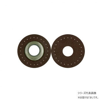 INAZUMA イナズマ 10mmロープ用縫い付けハトメ アンティークゴールド 4枚入 2 赤 BA-12-10AG