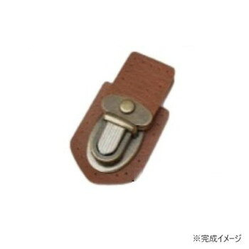 INAZUMA イナズマ 合皮縫付けホック アンティークゴールド 540 茶 BA-38A