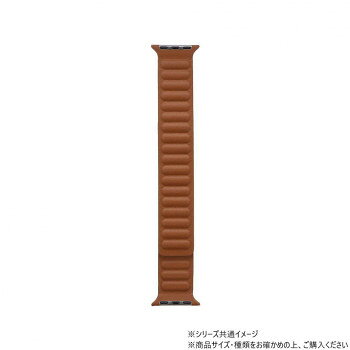 Apple Watch バンド CORVIN レザー風マグネットバンド ブラウン LN-AW41B40BR