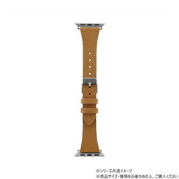 Apple Watch バンド CORVIN シュリンクレザーバンド キャメル LN-AW41B41CA
