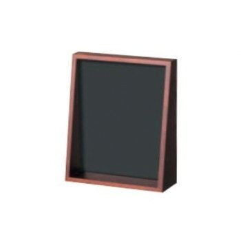カザロ WALL NANAME SHELF GROOVE A4 タテ ブラウン 36S004B0102 【沖縄配送不可】