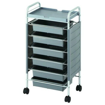 C-417 収納ワゴン サイドカバー付 グレー 14176 【北海道・沖縄・離島配送不可】