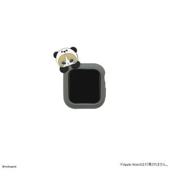 mofusand Apple Watch 41/40mm 対応 シリコンケース パンダにゃん MOFU-76B