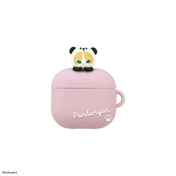 mofusand AirPods 4 対応 シリコンケース パンダにゃん MOFU-81B