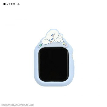 サンリオキャラクターズ Apple Watch 41/40mm 対応シリコンケース シナモロール SANG-543CN