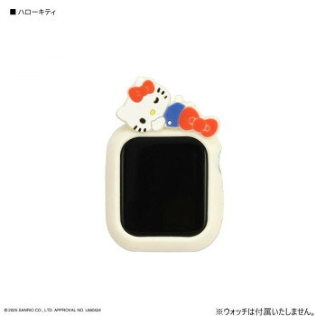 サンリオキャラクターズ Apple Watch 41/40mm 対応シリコンケース ハローキティ SANG-543KT