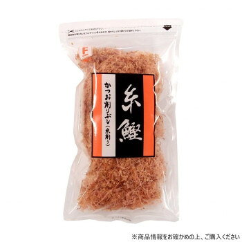 ＜＜ご注意下さい＞＞こちらの商品はメーカーよりお客様へ直接お届けの品になります。 当店での在庫はしておりません。在庫の有無はメーカー在庫のみになりますので、急な欠品や急に廃盤になる可能性がございます。こちらの商品の配送について○北海道・沖縄・離島につきましては、配送不可となりますので予めご了承お願いします。こちらの商品の包装(ラッピング)について○上記の理由(メーカーより直送)により包装はできませんので予めご了承お願いします。こちらの商品の不具合について○お届けしましたこちらの商品に不具合があった場合、商品到着日より1週間以内に当店にご連絡ください。メーカーが直接対応させて頂きます。○お客様がご自身で修理された場合、費用の負担は致しかねますので予めご了承下さい。鰹節を糸状に削り上げました。鰹節の旨味が素材を引き立てます。冷奴、お浸し等のトッピングとしてお使いください。直射日光、高温多湿を避けて保存して下さい。開封後はチャックを閉じて冷蔵庫に保管し、お早めにご使用下さい。内容量：1袋あたり:50gサイズ：個装サイズ：51×28×27cm重量：個装重量：1800g仕様：賞味期間：製造日より360日生産国：日本原材料：名称：かつお削りぶし(糸削り)かつおのふし(国内製造)製造（販売）者情報：株式会社フタバ