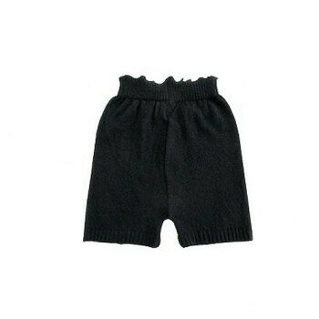 カシミヤ混ニットパンツ M~L クロ 008601321 【沖縄配送不可】