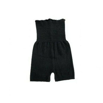 カシミヤ混腹巻付きパンツ M~L クロ 008601421 【沖縄配送不可】
