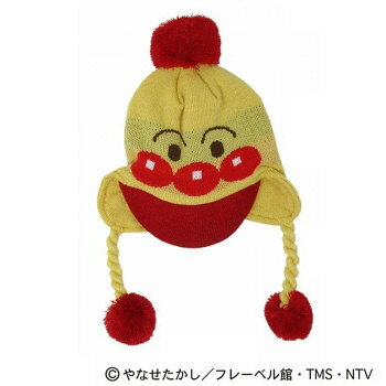 アンパンマン ツバ付きなりきりニットキャップ(帽子) 50cm~52cm 赤 AN7384323