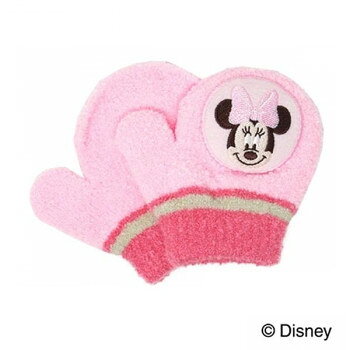 Disney ディズニー ミニーマウス 幼児用手袋(トドラー) ライトピンク(5) MK4112323