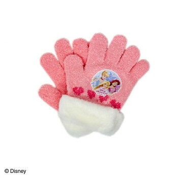 プリンセスデザインの子供用のびのび手袋です。サイズ：フリーサイズ、個装サイズ：14×13×3cm重量：個装重量：27g素材・材質：アクリル・ナイロン・ポリウレタン仕様：子供用(C)Disney生産国：日本