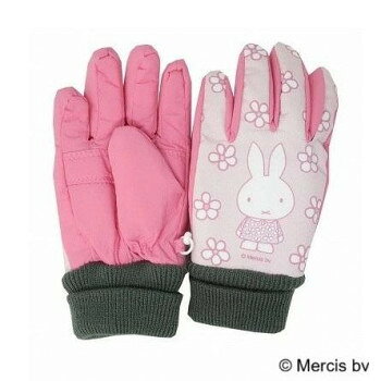 Dick Bruna ディック・ブルーナ Miffy ミッフィー 子供用手袋 フルプリント 立体5指 5才 ピンク BR2184423