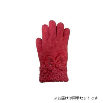 リボン付きのシンプルでかわいい子供用手袋です。サイズ：子供用フリーサイズ、個装サイズ：12×11×3cm重量：個装重量：25g素材・材質：AN他裏地:ナイロン仕様：子供用生産国：台湾