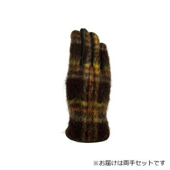 紳士用手袋 牛革コンビ手袋 25cm チャ/チャ(5) 001217121