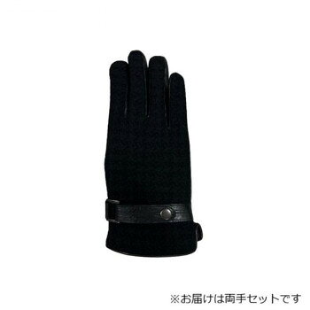 紳士用手袋 コンビ羊革手袋 25cm クロ(4) 001218221
