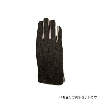 紳士用手袋 豚革コンビ手袋 25cm ブラウン(3) 001271021